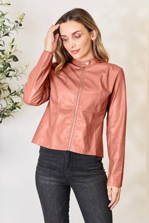 Crazy About You Zip-Up Jacket