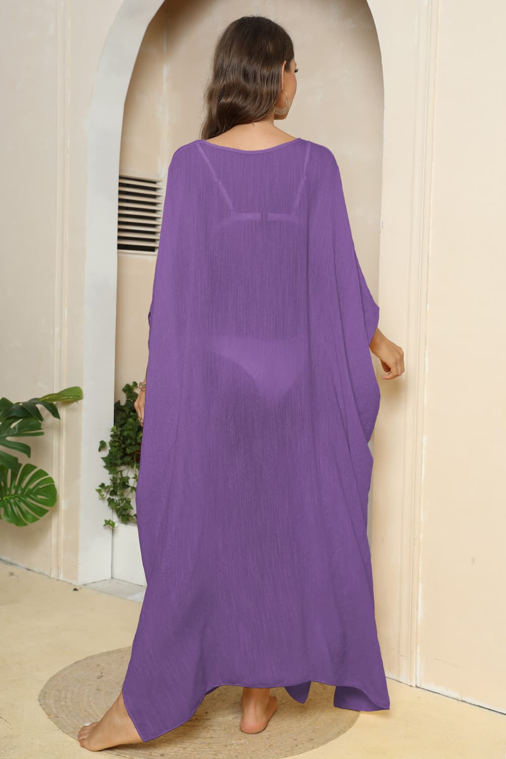 Venetian Three-Quarter Sleeve Cover-Up | Multiple Colors