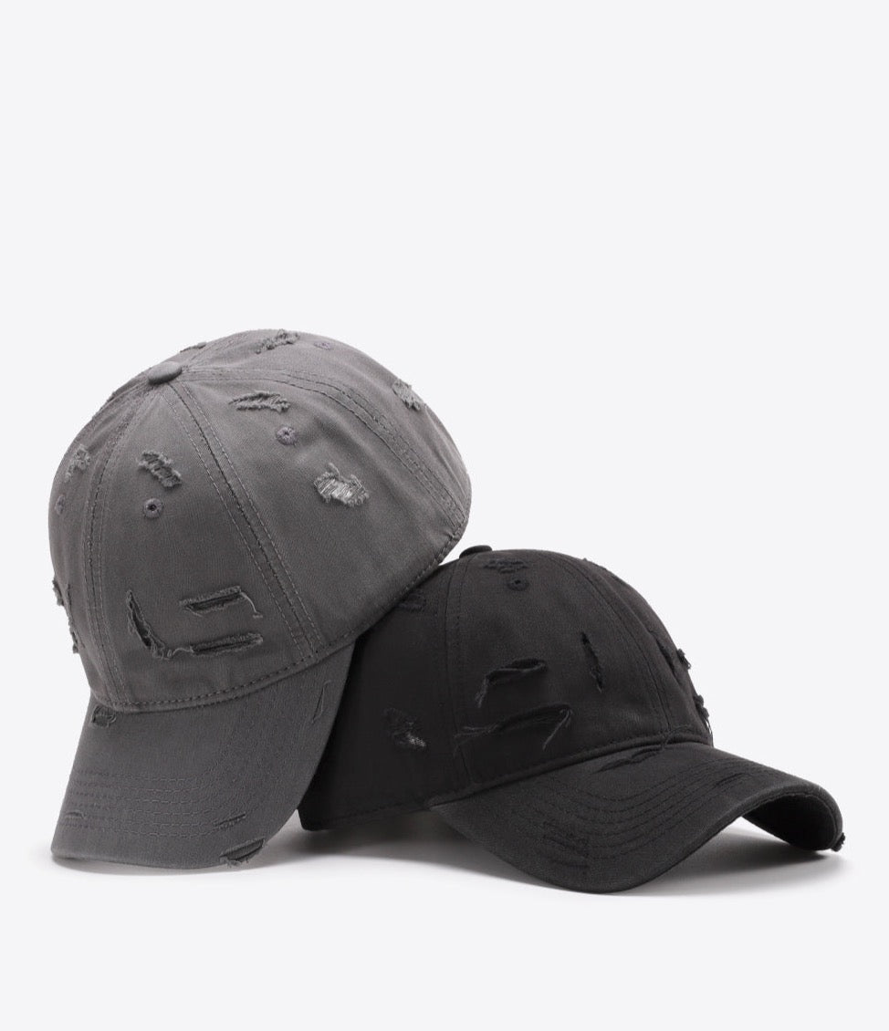 Distressed Adjustable Baseball Cap | Multiple Colors