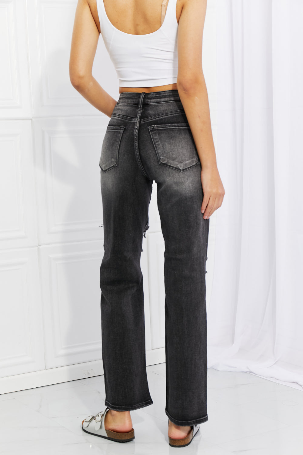 Lois Distressed Loose Fit Jeans | Risen