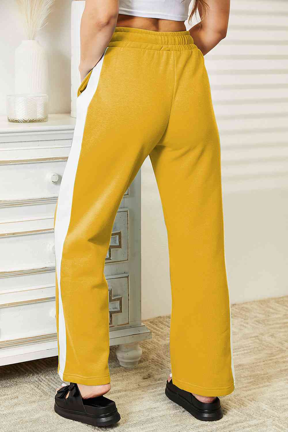 Side Stripe Drawstring Pants | Multiple Colors