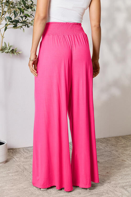 Smocked Wide Leg Pants | Multiple Colors