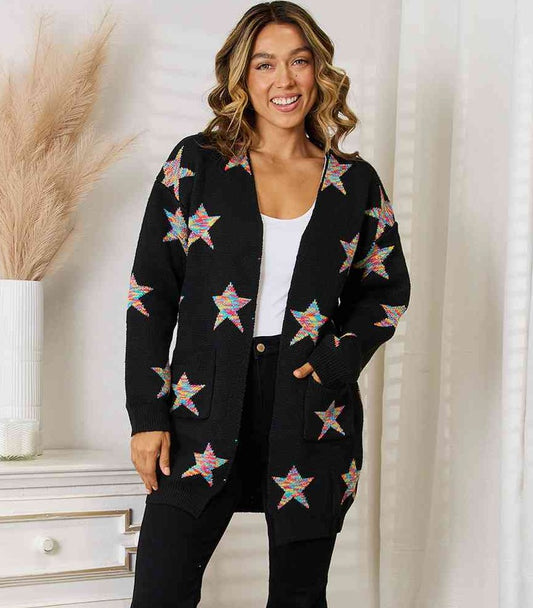 Open Stars Cardigan | Multiple Colors