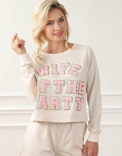 Wife of the Party Top & Shorts Lounge Set