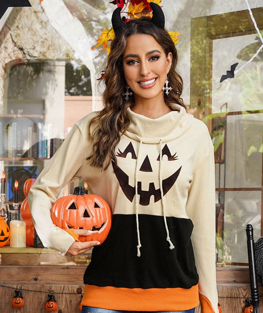 Jack-O'-Lantern Graphic Sweatshirt