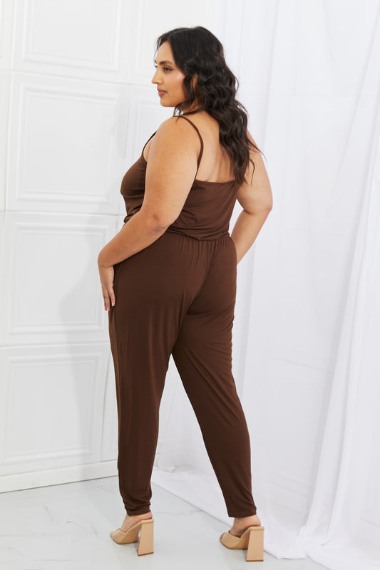 Comfy Casual Jumpsuit | Chocolate