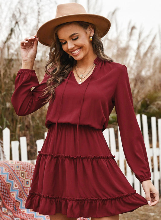 Ramona Puff Sleeve Mini Dress