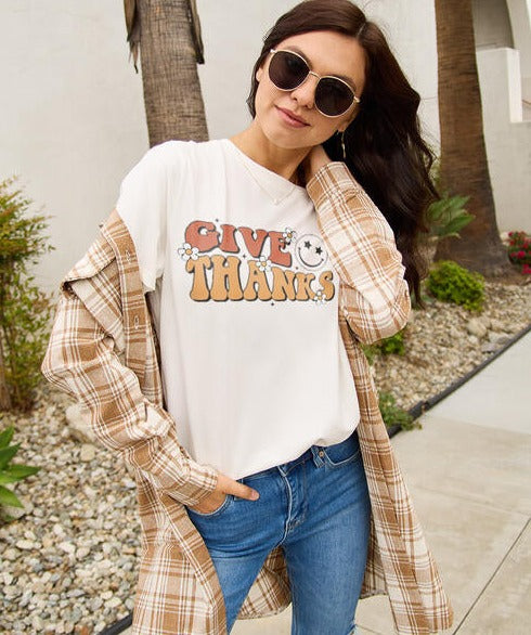 Give thanks Graphic Tee