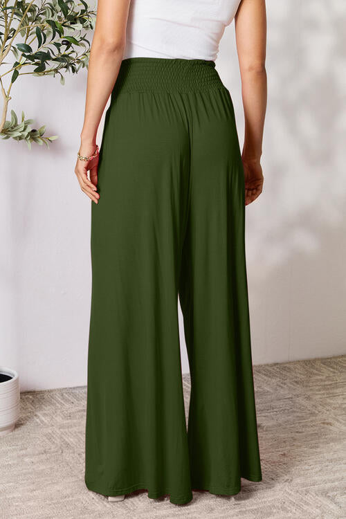 Smocked Wide Leg Pants | Multiple Colors