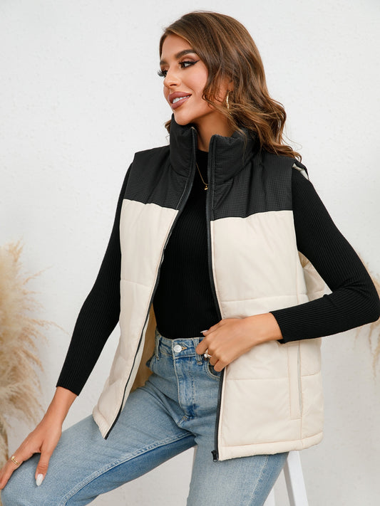 A Day in Fall Zip-Up Vest