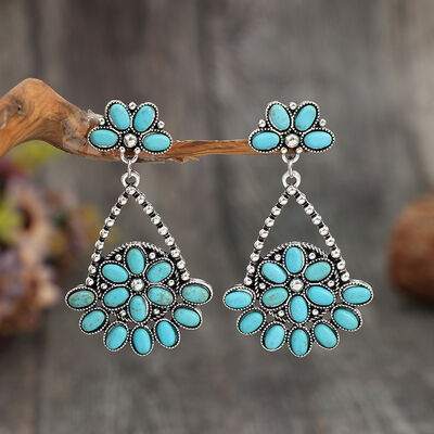 Turquoise Teardrop Earrings
