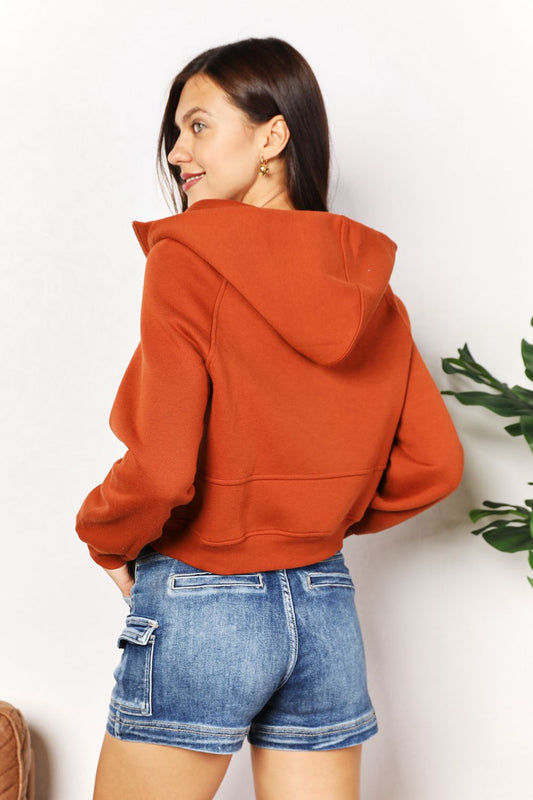 Pumpkin Spice Half-Zip Hoodie