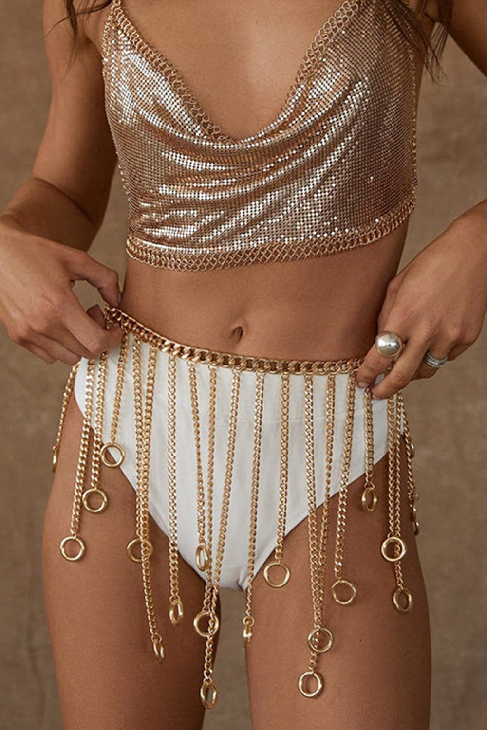 Fringe Chain Belt | Multiple Colors