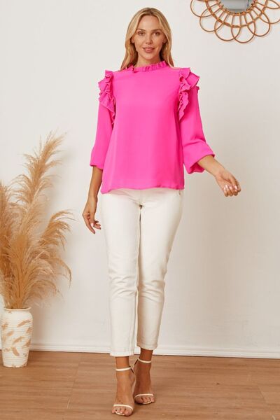 Valeria Frill Ruffled Blouse