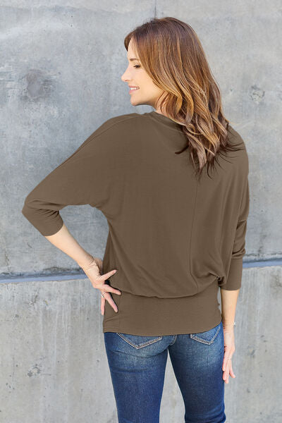 Back to the Basics Batwing Sleeve Top