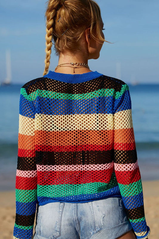 Rainbow Stripes Cover-Up