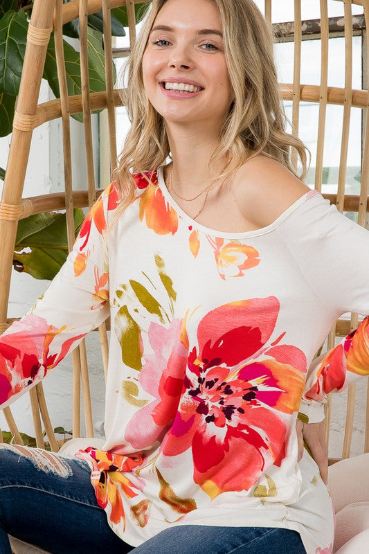 Floral Off-Shoulder Top