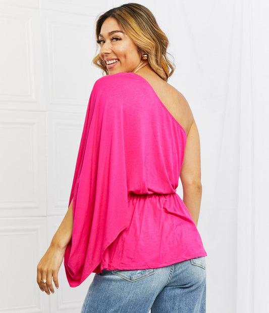 Forever & Always One Shoulder Top