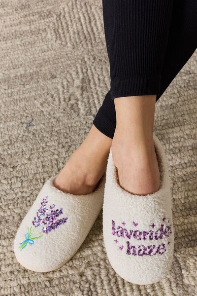 Lavender Haze Sequin Slippers
