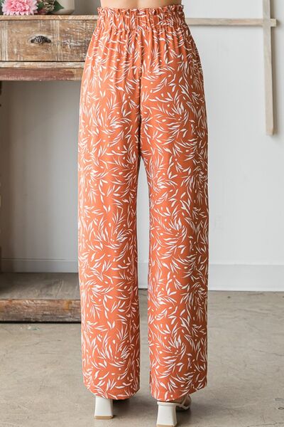 Dainty Floral Casual Pants