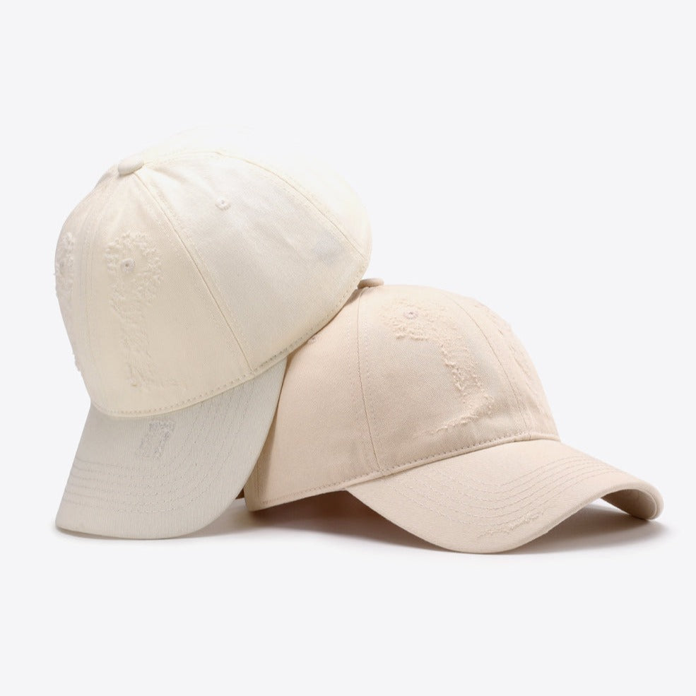 Distressed Adjustable Baseball Cap | Multiple Colors