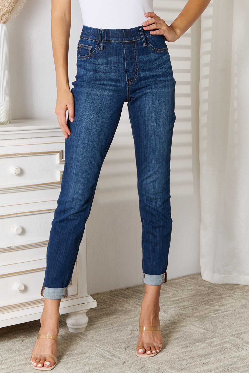 Milana Skinny Cropped Jeans | Judy Blue