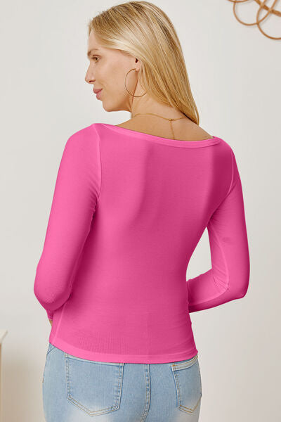 Back to the Basics Square Neck Top