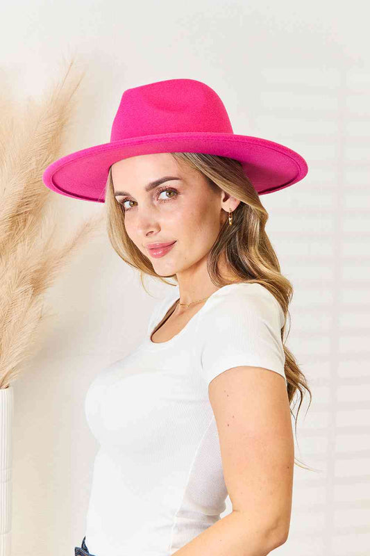 Hot Pink Fedora Hat