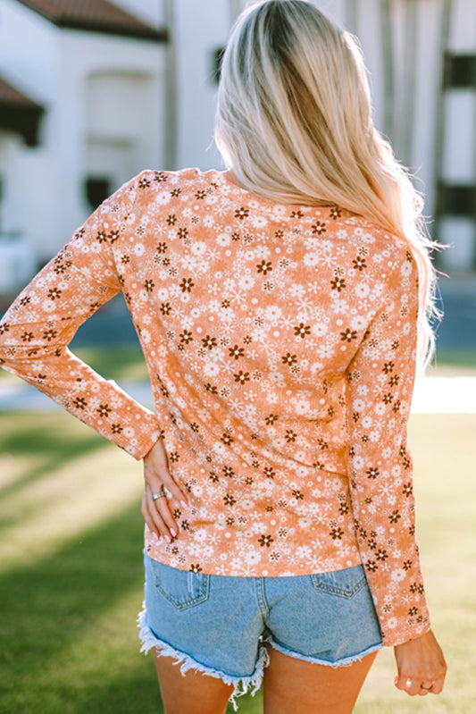 Floral Long Sleeve Top