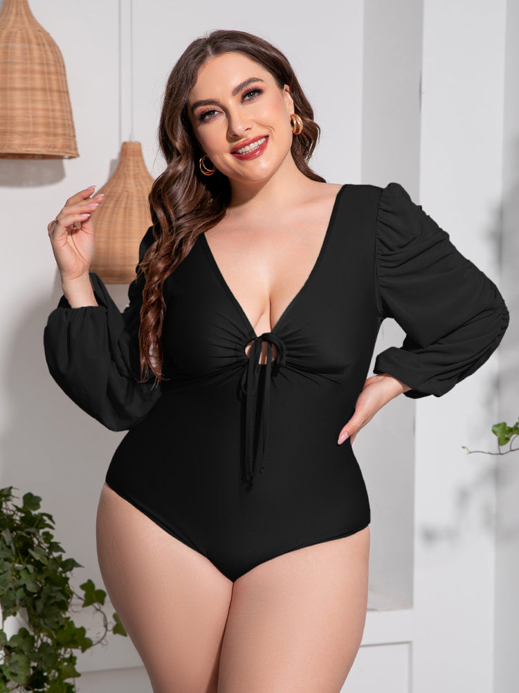 In My Feelings One-Piece Swimsuit | Curvy