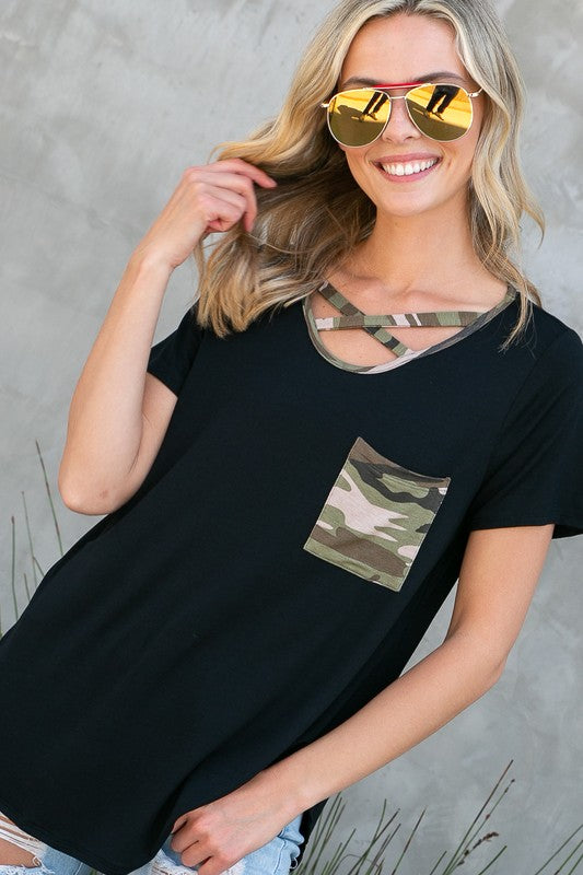 Camo Pocket Tee