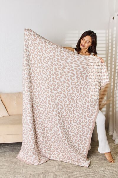 Cuddley Leopard Throw Blanket
