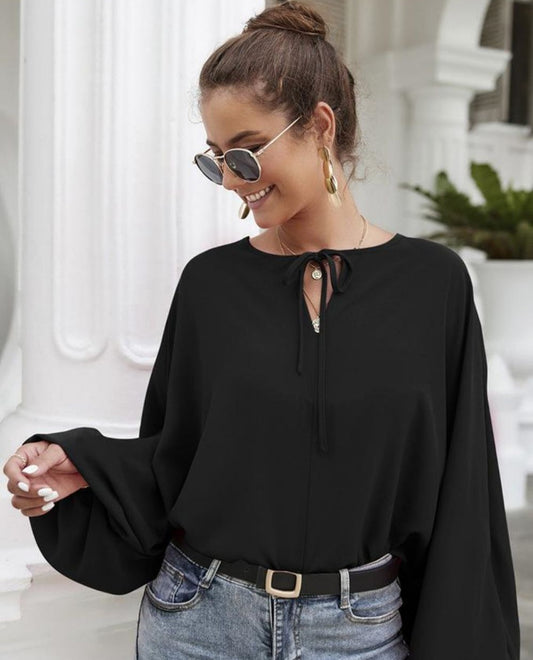 Au Pair Balloon Sleeve Top