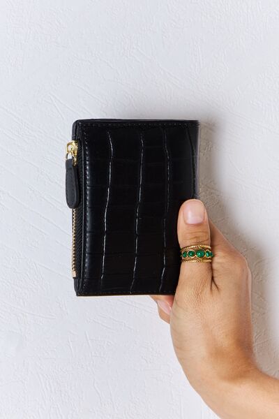 Textured Leather Mini Wallet | David Jones