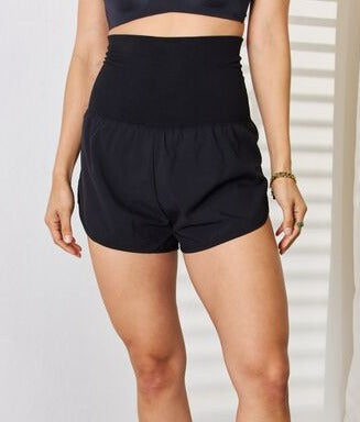 Can't Be Bothered High-Waist Tummy Control Shorts