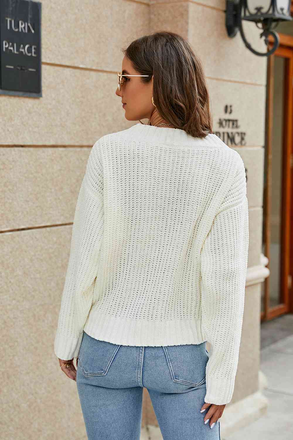 Openwork Sweater | Multiple Colors