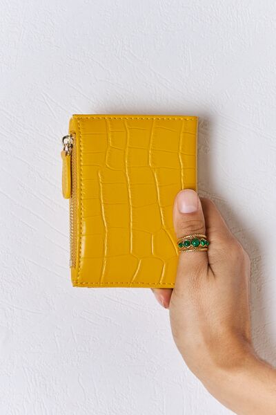 Textured Leather Mini Wallet | David Jones