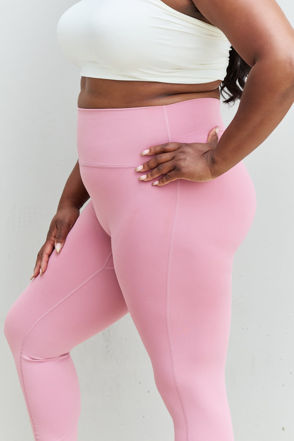 Fit For You High Waist Active Leggings | Light Rose