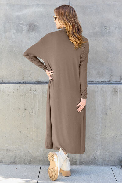 Open Front Long Sleeve Cover Up | Multiple Colors