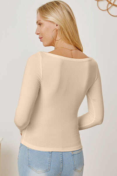 Back to the Basics Square Neck Top