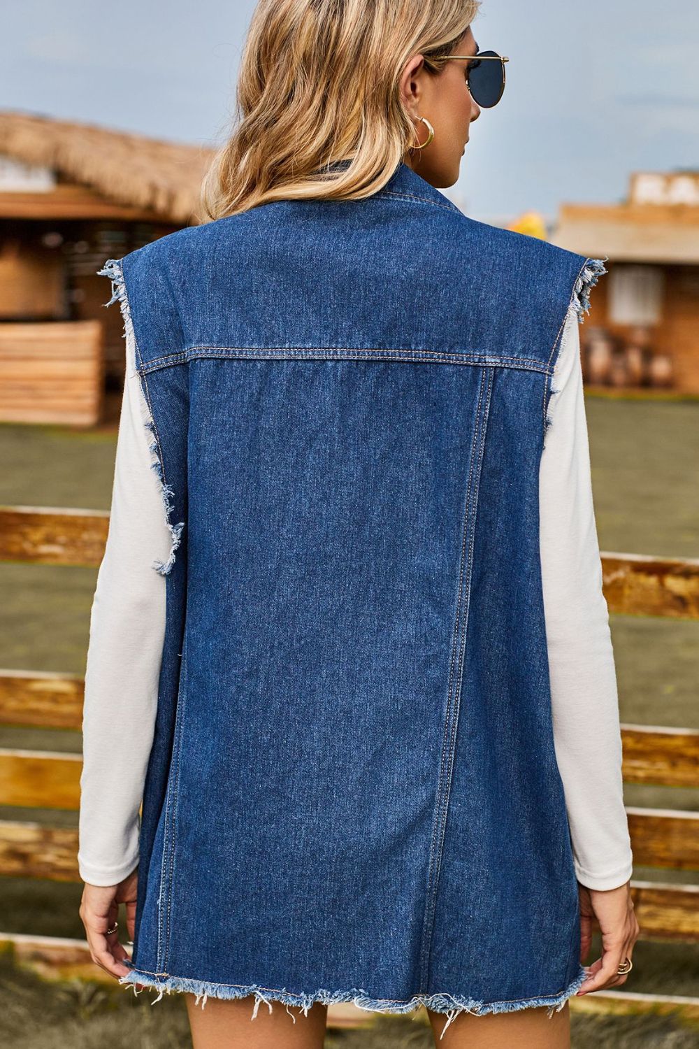 On the Ranch Sleeveless Denim Top | Multiple Colors