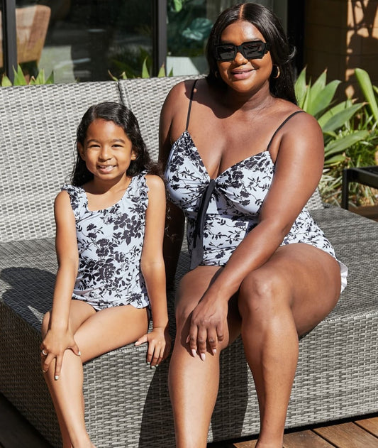 Côte d'Azur Mama & Mini One-Piece Swimsuit