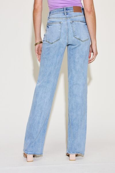 Wonderful World V-Front Waistband Straight Jeans | Judy Blue