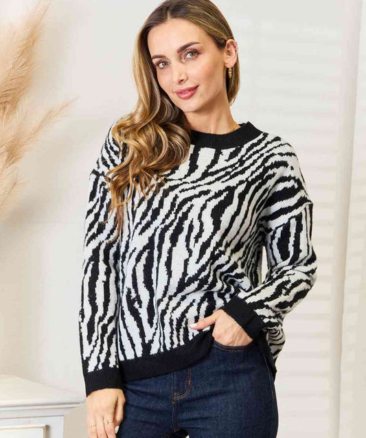 Zebra Hugs Sweater