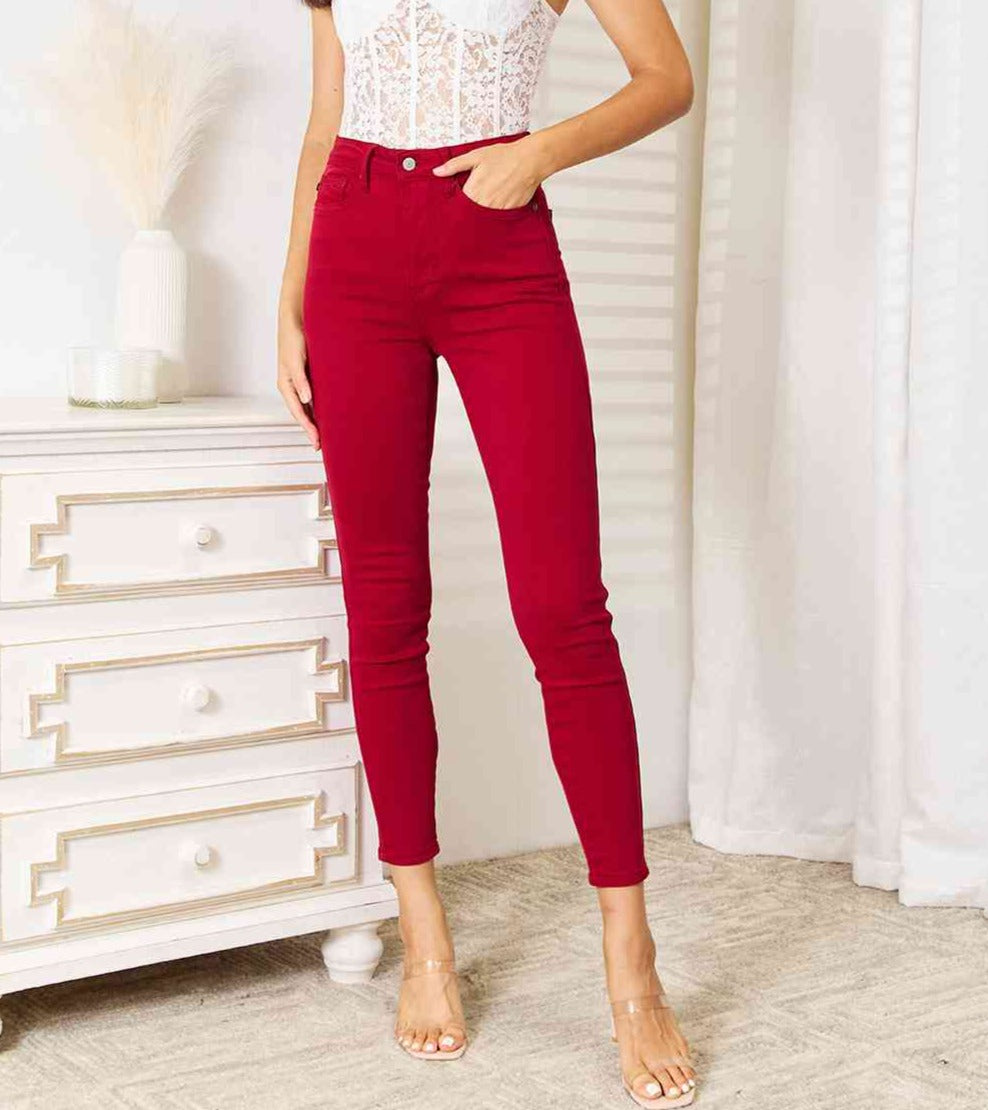 Scarlet High-Waisted Tummy Control Skinny Jeans | Judy Blue