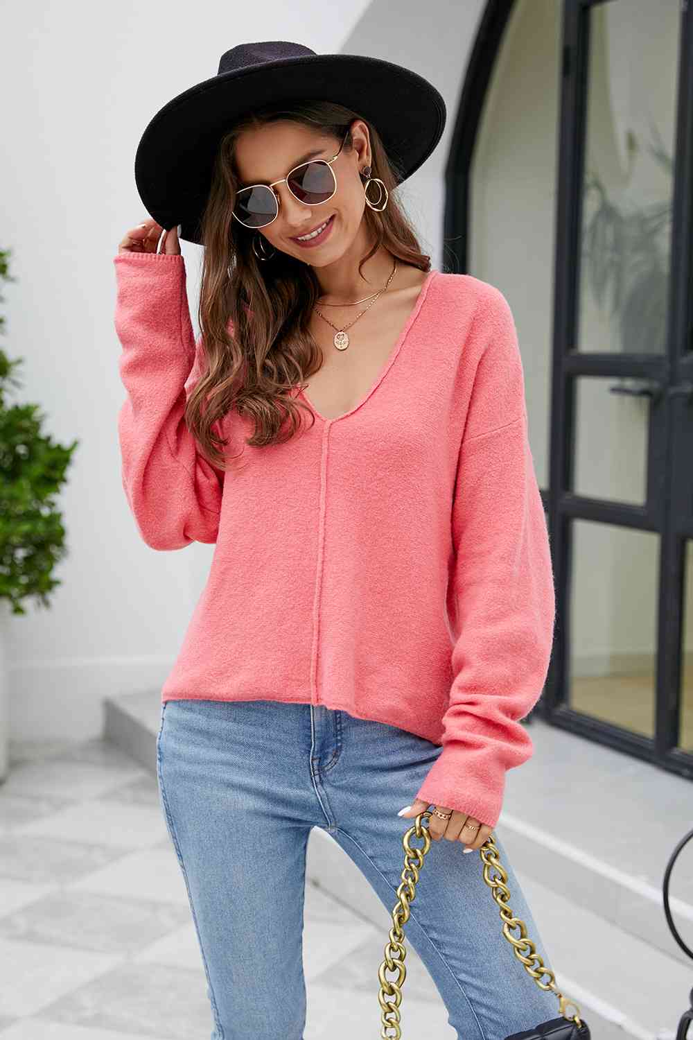 Casual Fits Long Sleeve Top | Multiple Colors