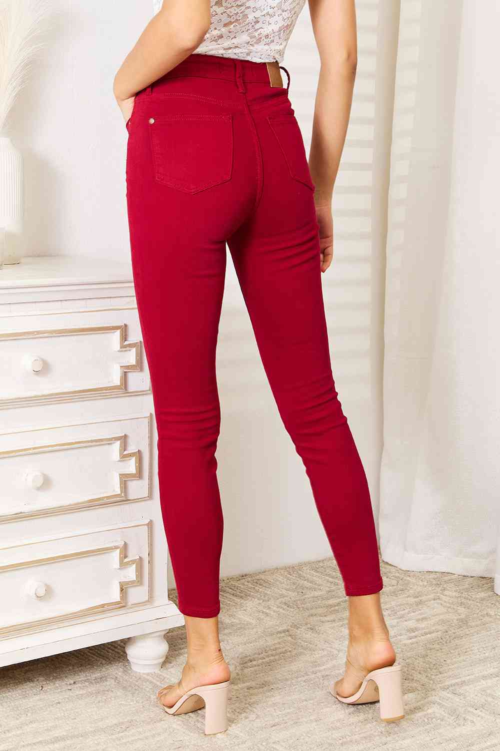 Scarlet High-Waisted Tummy Control Skinny Jeans | Judy Blue