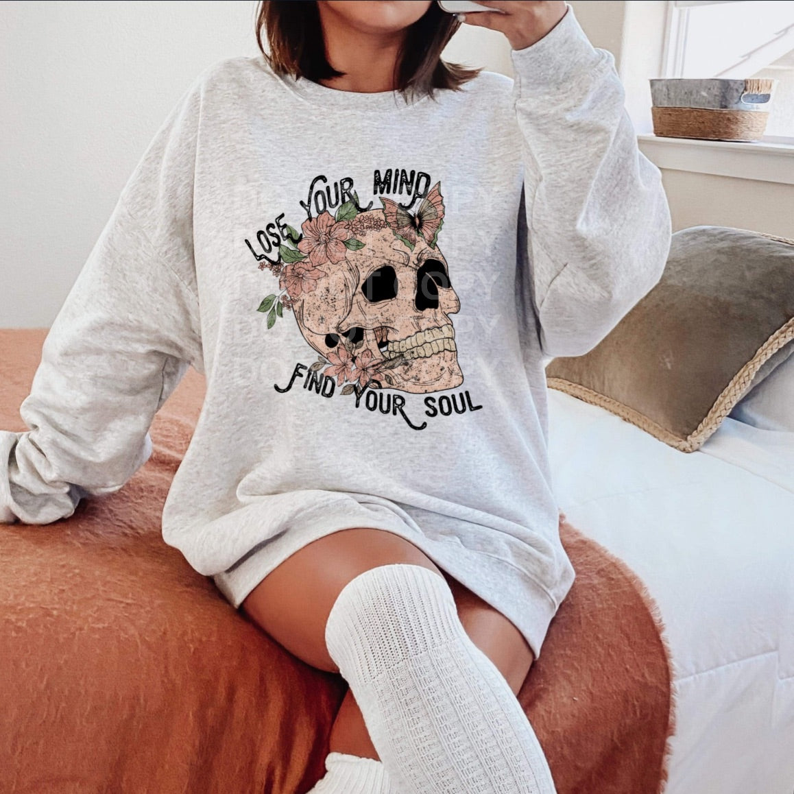 Lose Your Mind Find Your Soul Graphic Tee or Sweatshirt - Bella Lia Boutique