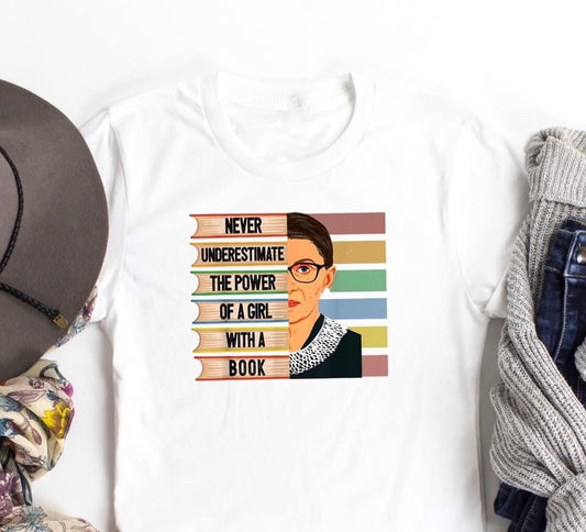 RBG Faith of a Girl Adult Unisex Shirt - Bella Lia Boutique