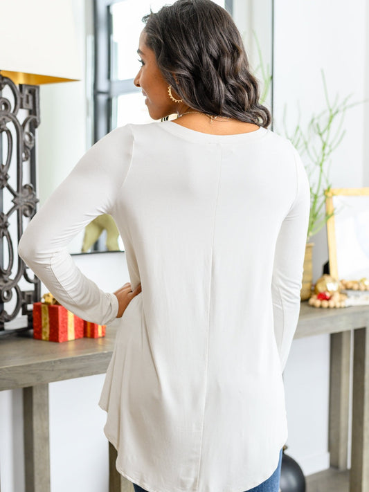 Basics Are Best Top | Bone - Bella Lia Boutique